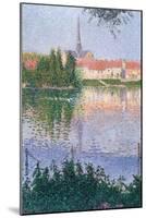 The Island at Lucas Near Les Andelys-Paul Signac-Mounted Giclee Print