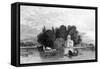 The Island, Henley-On-Thames, Oxfordshire, 1830-null-Framed Stretched Canvas