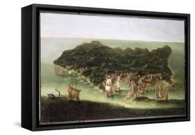 The Island of Barbados, c.1694-Isaac Sailmaker-Framed Stretched Canvas