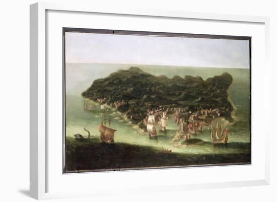 The Island of Barbados, c.1694-Isaac Sailmaker-Framed Giclee Print