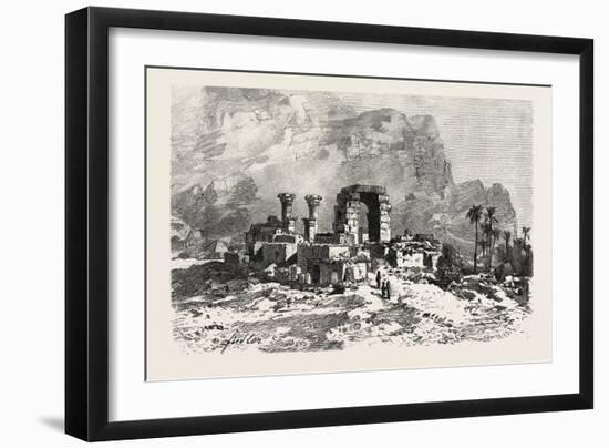 The Island of Bigeh, Egypt, 1879-null-Framed Giclee Print