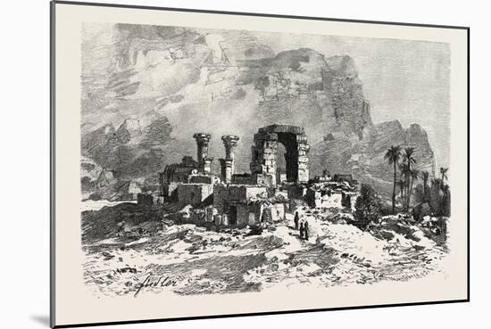 The Island of Bigeh, Egypt, 1879-null-Mounted Giclee Print