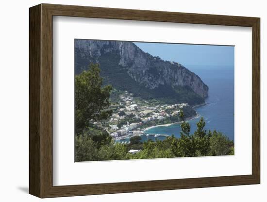 The Island of Capri, Campania, Italy, Mediterranean, Europe-Angelo Cavalli-Framed Photographic Print