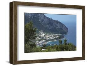 The Island of Capri, Campania, Italy, Mediterranean, Europe-Angelo Cavalli-Framed Photographic Print