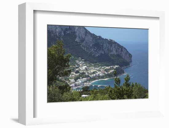 The Island of Capri, Campania, Italy, Mediterranean, Europe-Angelo Cavalli-Framed Photographic Print