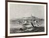 The Island of Ceylon: Distant View of Adam's Peak from Fort Colombo Roads-null-Framed Giclee Print