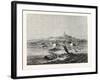 The Island of Ceylon: Distant View of Adam's Peak from Fort Colombo Roads-null-Framed Giclee Print