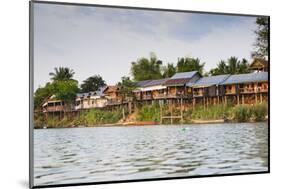 The Island of Don Det Is an Upcoming Backpacker Stop Along the Cambodia and Laos Border-Micah Wright-Mounted Photographic Print