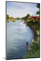 The Island of Don Det Is an Upcoming Backpacker Stop on Mekong River Along Cambodia and Laos Border-Micah Wright-Mounted Photographic Print