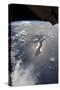 The Island of Hispaniola with Sunglint Illuminating the Peninsula of Haiti-null-Stretched Canvas