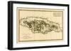 The Island of Jamaica, from 'Atlas De Toutes Les Parties Connues Du Globe Terrestre' by Guillaume…-Charles Marie Rigobert Bonne-Framed Giclee Print