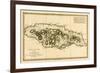 The Island of Jamaica, from 'Atlas De Toutes Les Parties Connues Du Globe Terrestre' by Guillaume…-Charles Marie Rigobert Bonne-Framed Giclee Print