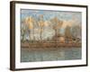 The Island of La Grande Jatte, Neuilly sur Seine-Alfred Sisley-Framed Giclee Print