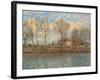 The Island of La Grande Jatte, Neuilly sur Seine-Alfred Sisley-Framed Giclee Print