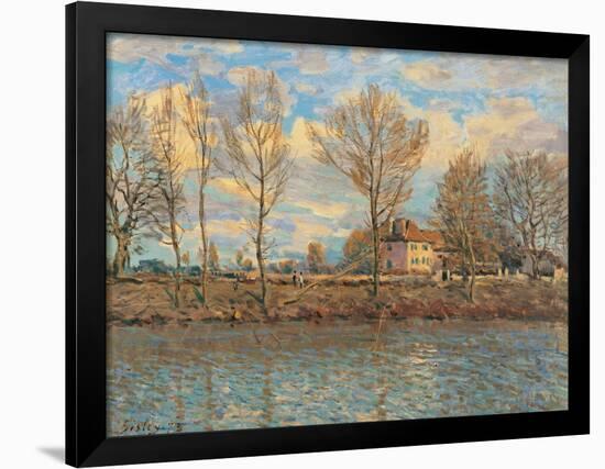 The Island of La Grande Jatte, Neuilly sur Seine-Alfred Sisley-Framed Giclee Print