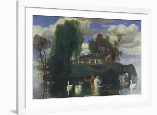 The Island of Life-Arnold Bocklin-Framed Giclee Print