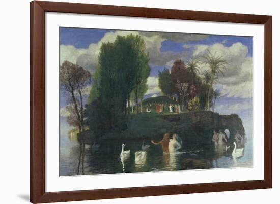 The Island of Life-Arnold Bocklin-Framed Giclee Print