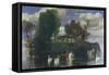 The Island of Life-Arnold Bocklin-Framed Stretched Canvas