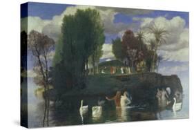 The Island of Life-Arnold Bocklin-Stretched Canvas
