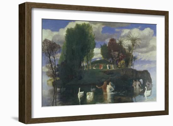 The Island of Life-Arnold Bocklin-Framed Giclee Print