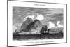 The Island of Montserrat in the Caribbean Sea, 19th Century-E de Berard-Mounted Giclee Print