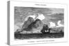 The Island of Montserrat in the Caribbean Sea, 19th Century-E de Berard-Stretched Canvas