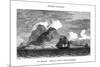 The Island of Montserrat in the Caribbean Sea, 19th Century-E de Berard-Mounted Giclee Print