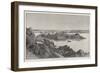 The Island of Philae as Seen from the Libyan Shore-Charles Auguste Loye-Framed Giclee Print