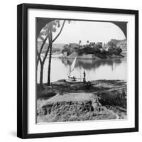 The Island of Philae, Egypt, 1905-Underwood & Underwood-Framed Photographic Print