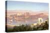 The Island of Philae, Nubia-David Roberts-Stretched Canvas