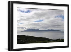 The Island of Rum from Skye, Highland, Scotland-Peter Thompson-Framed Photographic Print