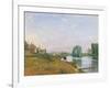 The Island of Saint Denis-Alfred Sisley-Framed Giclee Print