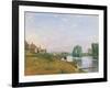 The Island of Saint Denis-Alfred Sisley-Framed Giclee Print