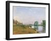 The Island of Saint Denis-Alfred Sisley-Framed Giclee Print