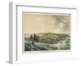 The Island of Saint-Paul in the Indian Ocean: a Former Volcano-Ferdinand Von Hochstetter-Framed Art Print