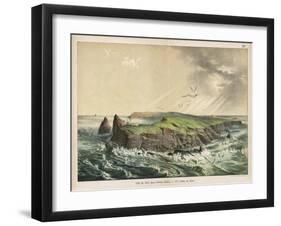 The Island of Saint-Paul in the Indian Ocean: a Former Volcano-Ferdinand Von Hochstetter-Framed Art Print