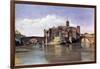 The Island of San Bartolomeo, 1826-28-Jean-Baptiste-Camille Corot-Framed Giclee Print