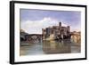 The Island of San Bartolomeo, 1826-28-Jean-Baptiste-Camille Corot-Framed Giclee Print