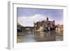 The Island of San Bartolomeo, 1826-28-Jean-Baptiste-Camille Corot-Framed Giclee Print