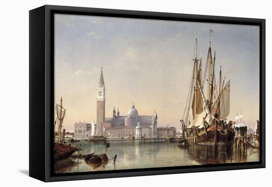 The Island of San Giorgio Maggiore, Venice, 1862-Edward William Cooke-Framed Stretched Canvas