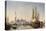 The Island of San Giorgio Maggiore, Venice, 1862-Edward William Cooke-Stretched Canvas