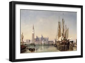 The Island of San Giorgio Maggiore, Venice, 1862-Edward William Cooke-Framed Giclee Print