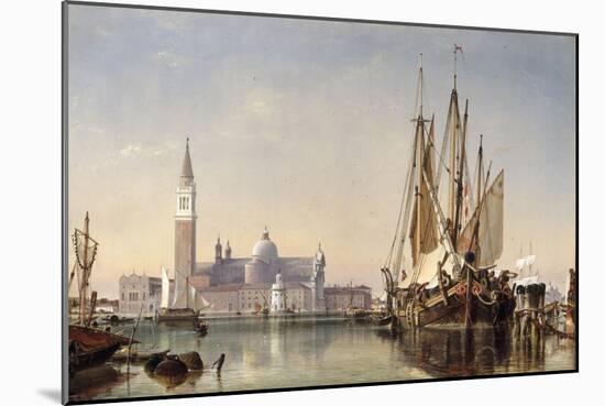 The Island of San Giorgio Maggiore, Venice, 1862-Edward William Cooke-Mounted Giclee Print