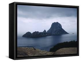 The Island of Vedra off the Coast of Ibiza, Balearic Islands, Spain-Tom Teegan-Framed Stretched Canvas