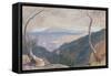 The Island of Zante, Greece (W/C and Bodycolour)-Edward Lear-Framed Stretched Canvas