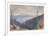 The Island of Zante, Greece (W/C and Bodycolour)-Edward Lear-Framed Giclee Print