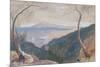 The Island of Zante, Greece (W/C and Bodycolour)-Edward Lear-Mounted Giclee Print