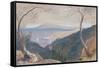 The Island of Zante, Greece (W/C and Bodycolour)-Edward Lear-Framed Stretched Canvas