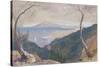 The Island of Zante, Greece (W/C and Bodycolour)-Edward Lear-Stretched Canvas