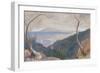 The Island of Zante, Greece (W/C and Bodycolour)-Edward Lear-Framed Giclee Print